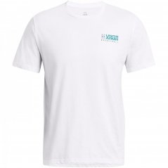 Under Armour Bball Logo Court SS Wht/CircuitTeal