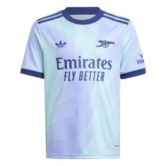 adidas Arsenal Third Shirt 2024 2025 Juniors Blue