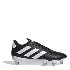 adidas Kakari Elite Adults Soft Ground Rugby Boots Black/White