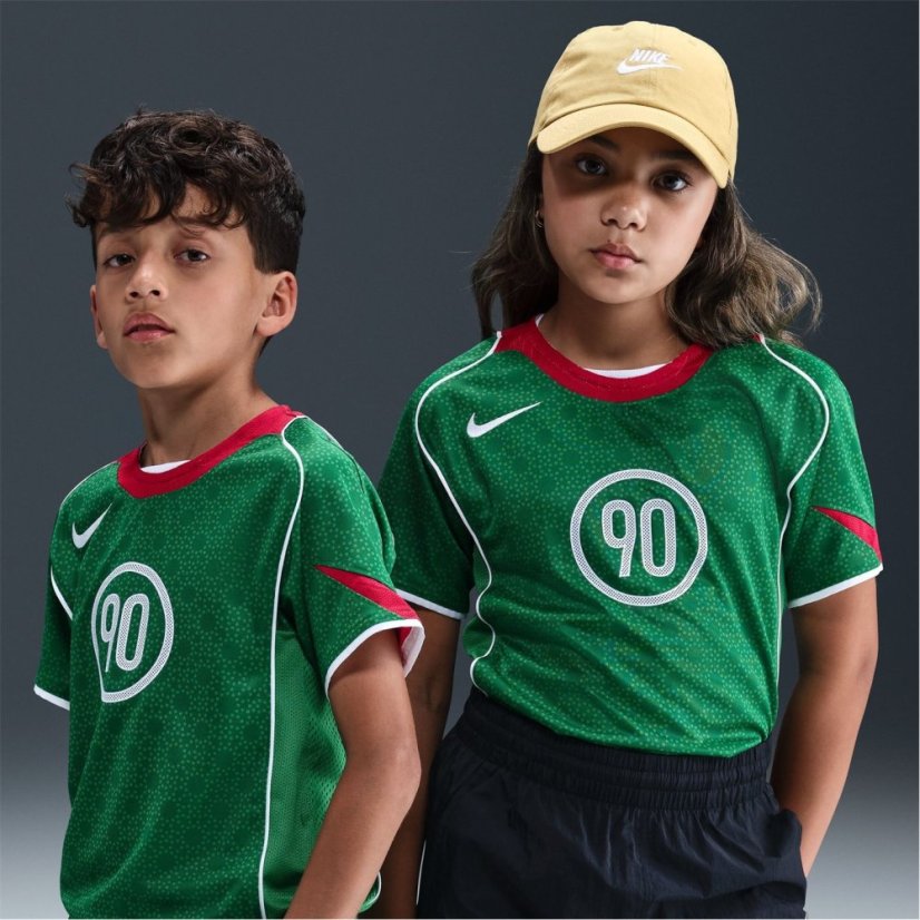 Nike Total 90 Energy Shirt Juniors Green/Red