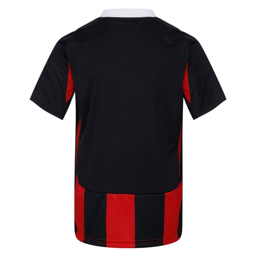 adidas Fulham Away Shirt 2024 2025 Juniors Red/Black