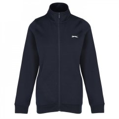 Slazenger Fitted Zip through Jacket Womens Navy