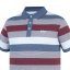 Lee Cooper Stripe Polo Mens Burgundy