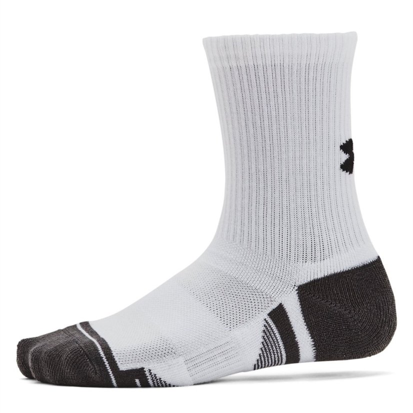 Under Armour UA Performance Tech 3-Pack Crew Socks Kids' White