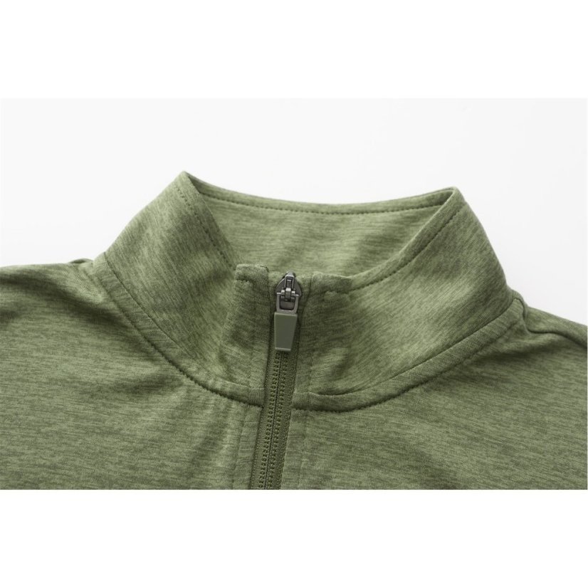 Everlast Flex 1/4 Zip Junior Khaki Marl