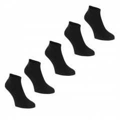 Slazenger Trainer Socks 5 Pack Ladies Dark Asst