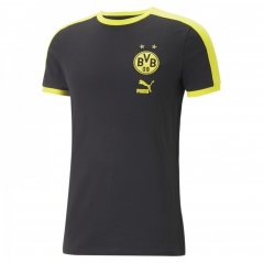 Puma Borussia Dortmund T7 Tee Adults Black/Yellow