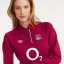 Umbro England Long Sleeve Alternate Classic Rugby Shirt 2021 2022 Womens Red/Blue
