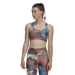 adidas Powerreact Medium-Support Training Bra Red