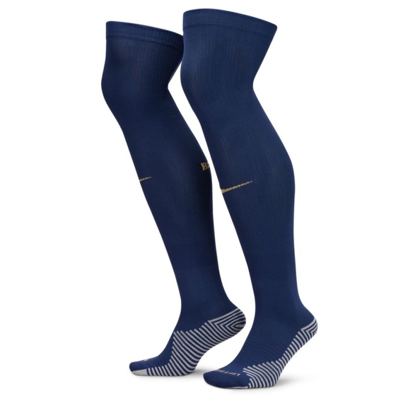 Nike Barcelona Home Socks 2024 2025 Adults Blue