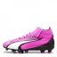 Puma Ultra Match.2 Junior Firm Ground Football Boots Pink/White/Blk