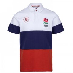 RFU England Short Sleeve Jersey Seniors White/Navy/Red