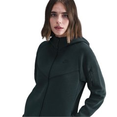 Nike Women's Tech Fleece Zip Hoodie Seaweed/Black