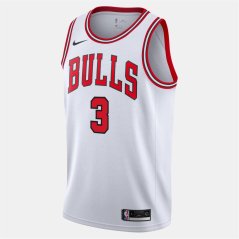 Nike Chicago Bulls Jersey 25/26 Kids White
