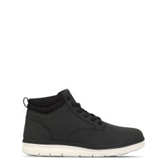Lee Cooper Mid Chukka Boots Black/White
