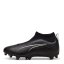 Puma Kids' Ultra Match+ Laceless Junior Firm Ground Football Boot Black/White