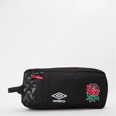 Umbro England Rugby Formation Bootbag Adults Black/White/Red