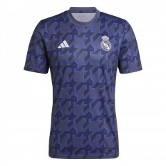 adidas Real Madrid Pre Match Jersey 2023 2024 Adults Blue