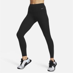 Nike Universa Women's Medium-Support High-Waisted Full-Length Leggings with Pockets Black/Black