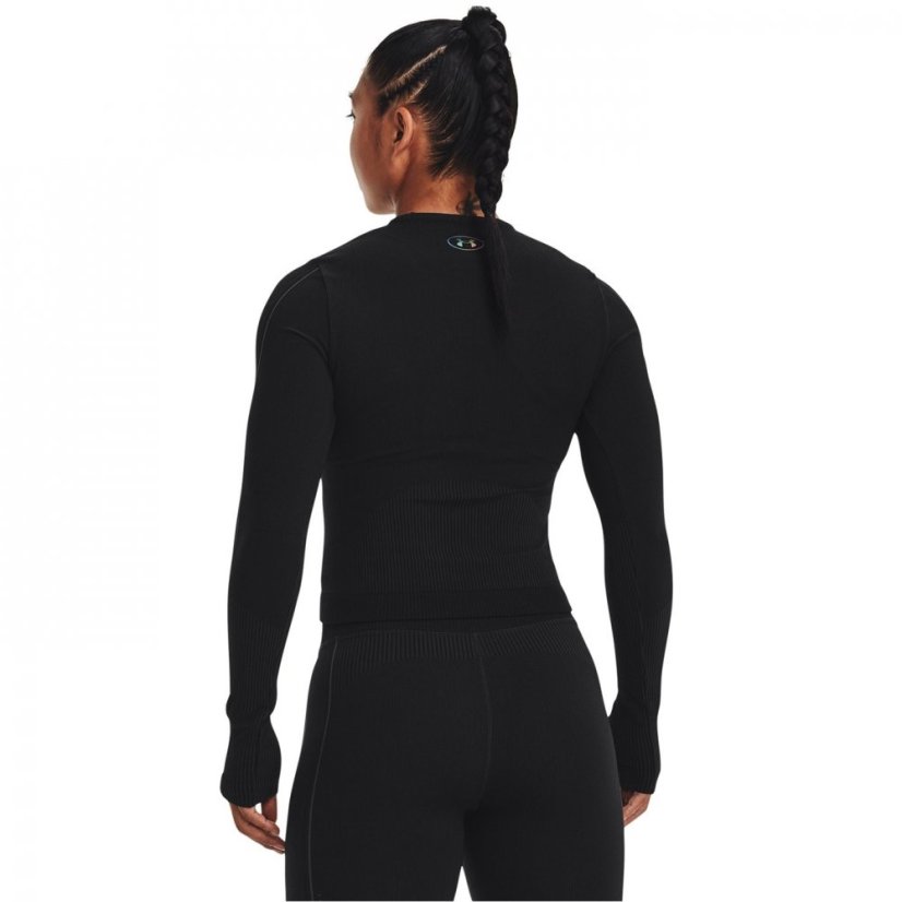 Under Armour Armour RUSH™ Seamless Long Sleeve Sports Top Womens Black