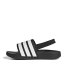 adidas Adilette Estrap Slides Kids Black/White