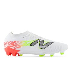 New Balance Furon V8 Firm Ground Football Boots White/ Orange