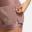 Nike Dri-FIT Swift Women's Mid-Rise 3 2-in-1 Shorts Smokey Mauve