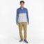 Puma Colour Block Zip Top Mens Bright Cobalt