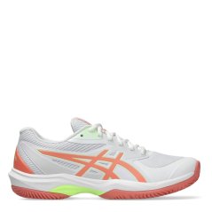 Asics Women's Game Ff Padel Trainers White/Guava