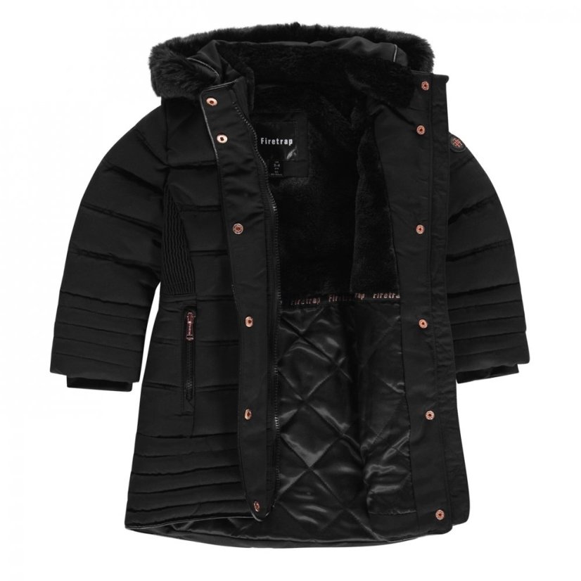 Firetrap Firetrap Bubble Jacket for Girls Black