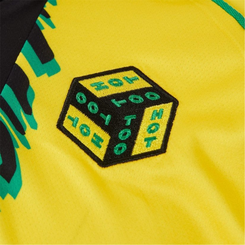 Kappa Football Shirt Green/Yellow