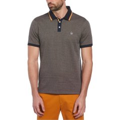 Original Penguin Jacquard pánské polo tričko Dark Sapphire