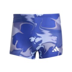 adidas Graphic Swim Boxers Mens Lucid Blue
