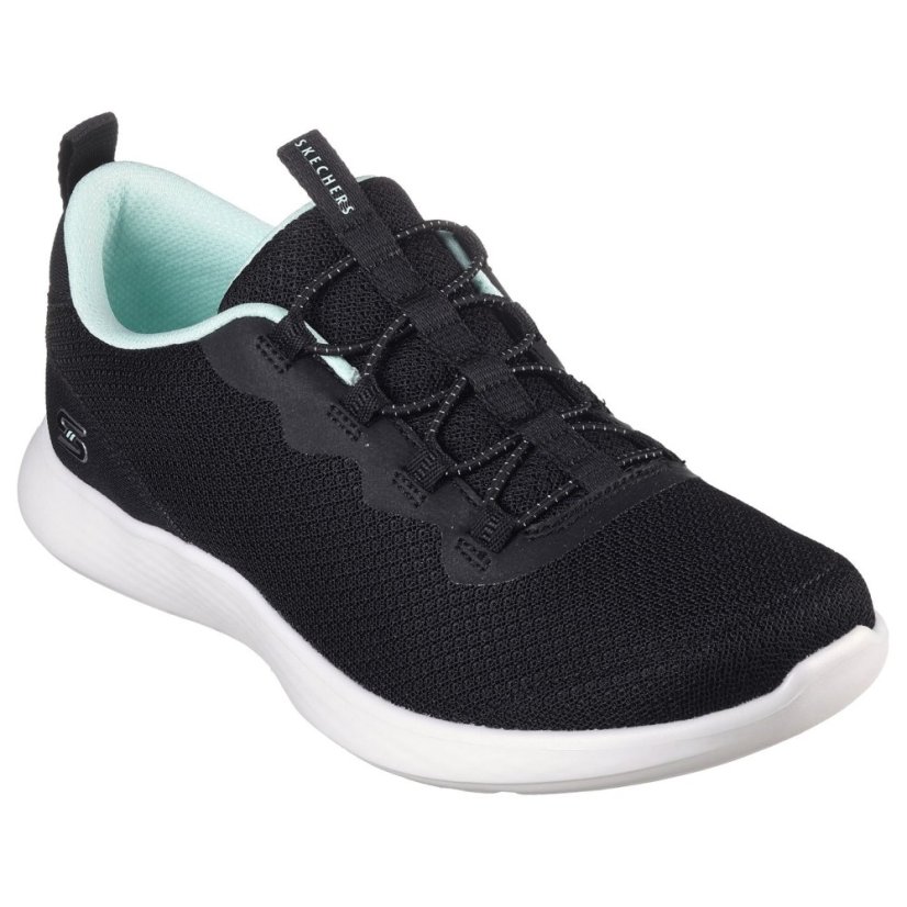 Skechers Airy Foam Low-Top Trainers Womens Black