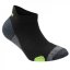 Karrimor 2 Pack Running Socks Junior Black/Fluo