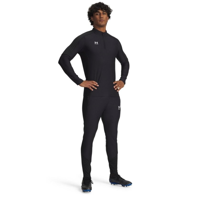 Under Armour Men's Chal Performance Tracksuit Bottom Black/White