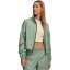 Under Armour Women's Woven Sheen Performance Training Jacket Green