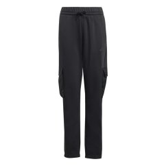 adidas Utility Fleece Cargo Joggers Juniors Black