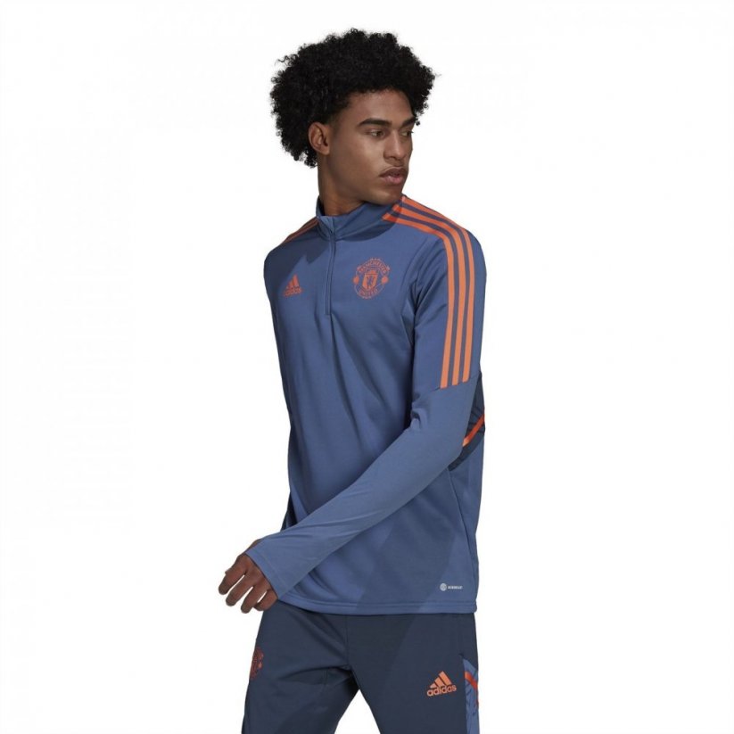 adidas Manchester United Training Top 2022 2023 Mens Blue
