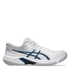 Asics Men's BEYOND Volleyball Shoes Wht/Mako Blue