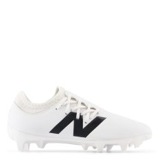 New Balance NewBalance Furon V7+ Dispatch Firm Ground Football Boots Juniors White/Black