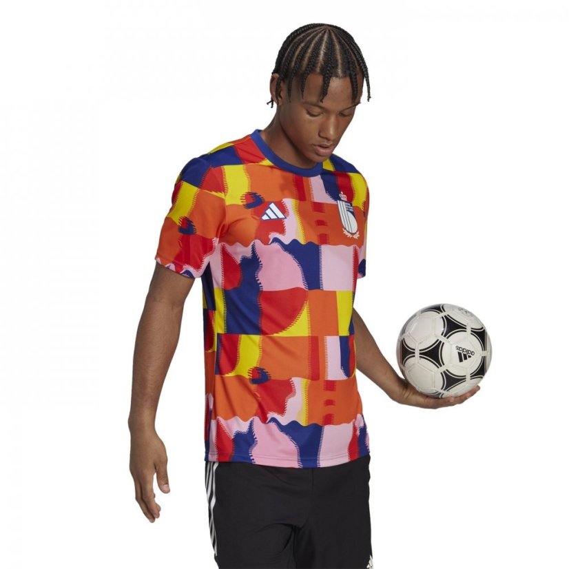 adidas Belgium Pre Match Jersey Adults Multi