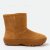 Golddigga Snug Womens Classic Slip On Ankle Boots Chestnut