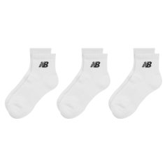New Balance Everyday Ankle Socks 3-Pack Adults White
