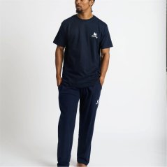 Money Combo Logo Drawstring Long Lounge Twin Set Navy