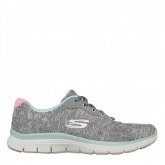 Skechers Flex Appeal 4 Free Move Womens Trainers Grey