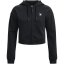 Under Armour Women's Heavyweight Terry Full-Zip Tech Fleece Hoodie Black