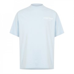 Firetrap Established T-Shirt Sn33 Pale Blue