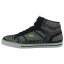 Lonsdale Canons Knit Hi Tops Mens Black/Lime