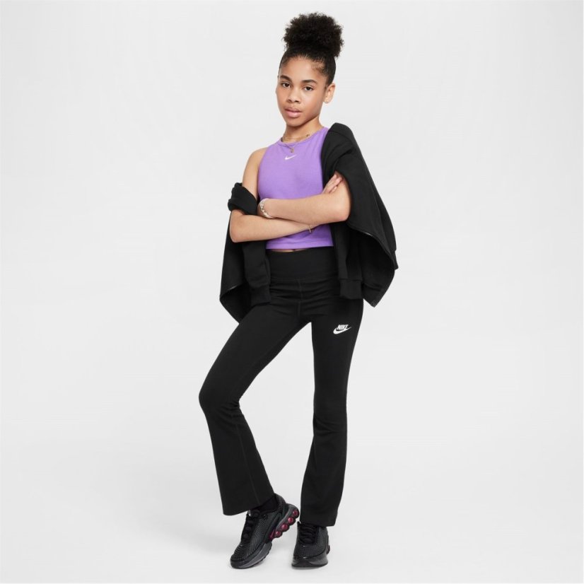 Nike Sportswear Favorites Big Kids' (Girls') Flared Leggings Black/White